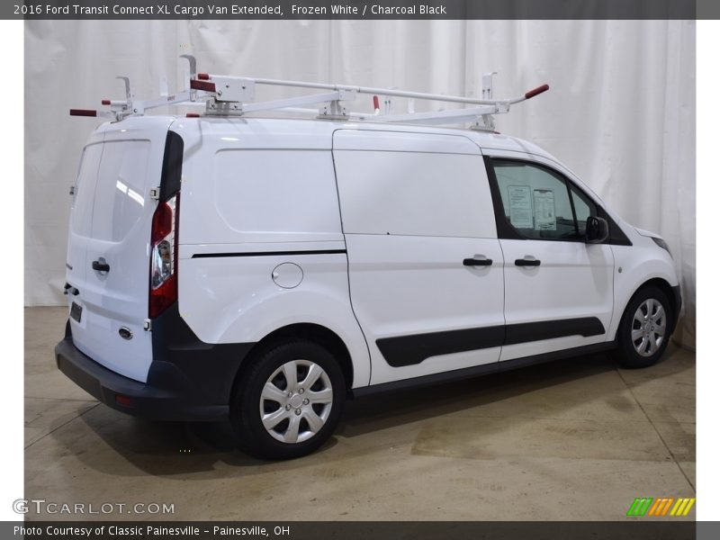 Frozen White / Charcoal Black 2016 Ford Transit Connect XL Cargo Van Extended