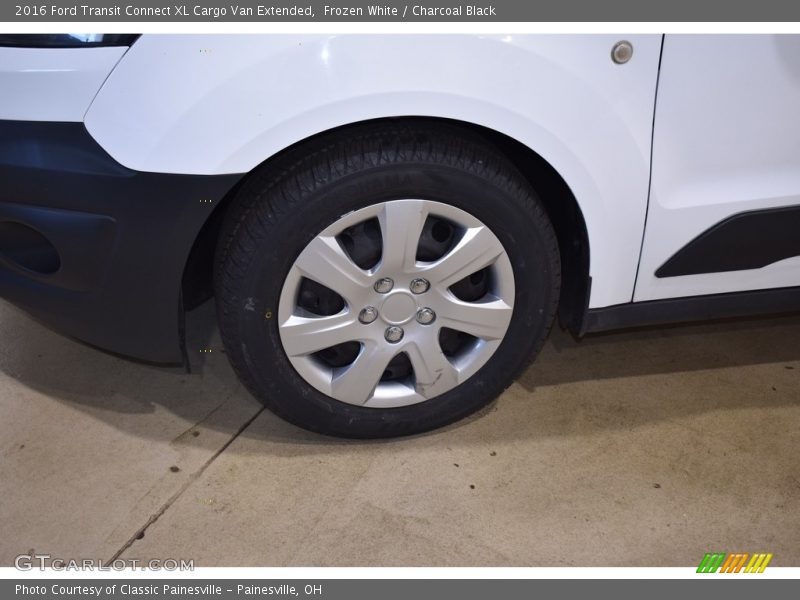 Frozen White / Charcoal Black 2016 Ford Transit Connect XL Cargo Van Extended