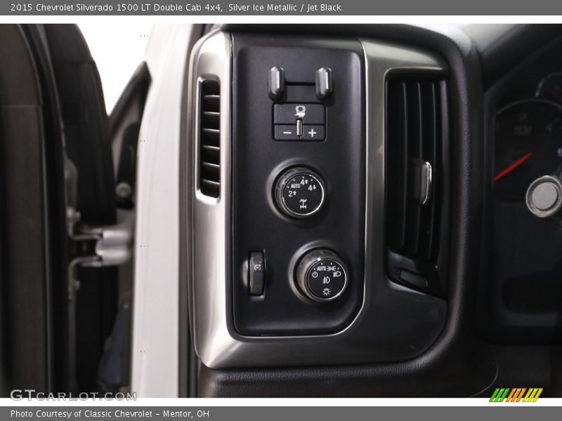 Silver Ice Metallic / Jet Black 2015 Chevrolet Silverado 1500 LT Double Cab 4x4