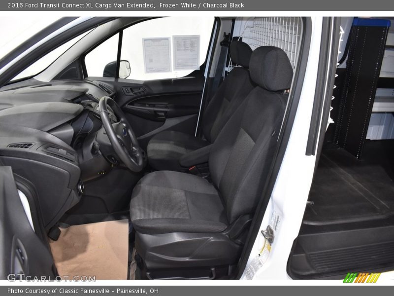 Frozen White / Charcoal Black 2016 Ford Transit Connect XL Cargo Van Extended
