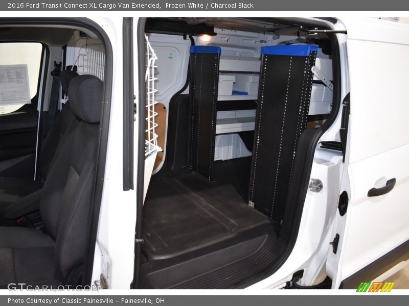 Frozen White / Charcoal Black 2016 Ford Transit Connect XL Cargo Van Extended