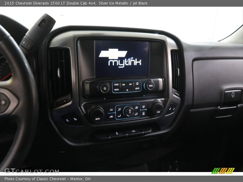 Silver Ice Metallic / Jet Black 2015 Chevrolet Silverado 1500 LT Double Cab 4x4