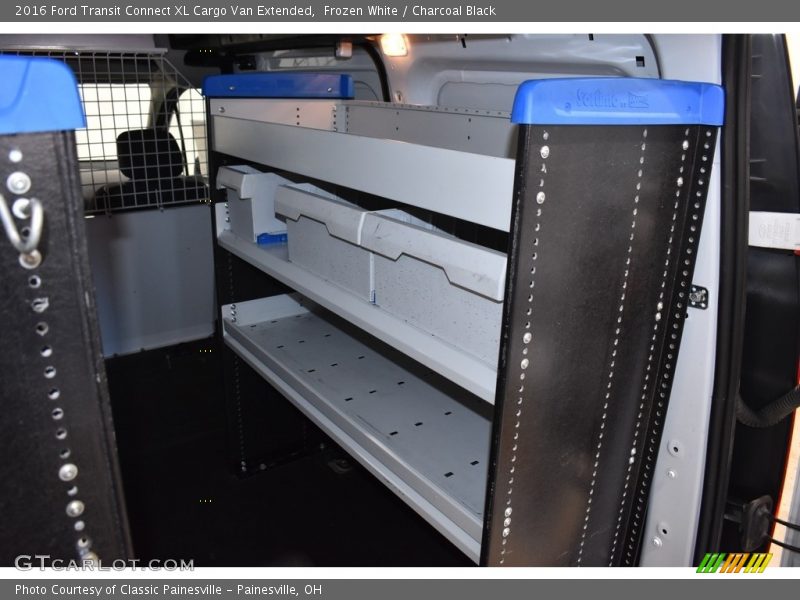 Frozen White / Charcoal Black 2016 Ford Transit Connect XL Cargo Van Extended