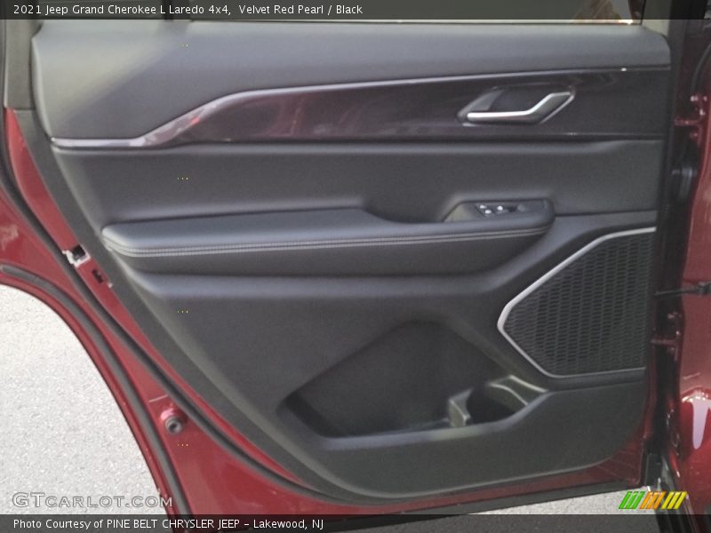 Velvet Red Pearl / Black 2021 Jeep Grand Cherokee L Laredo 4x4