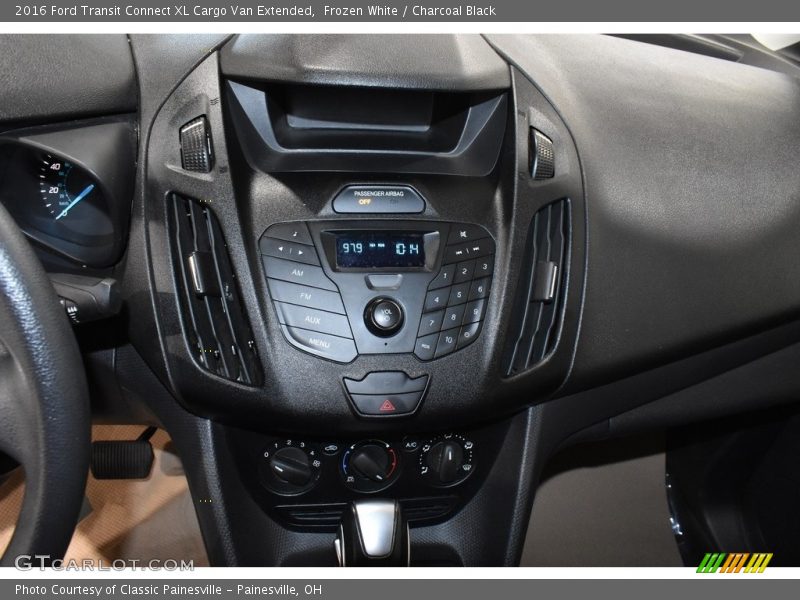 Frozen White / Charcoal Black 2016 Ford Transit Connect XL Cargo Van Extended