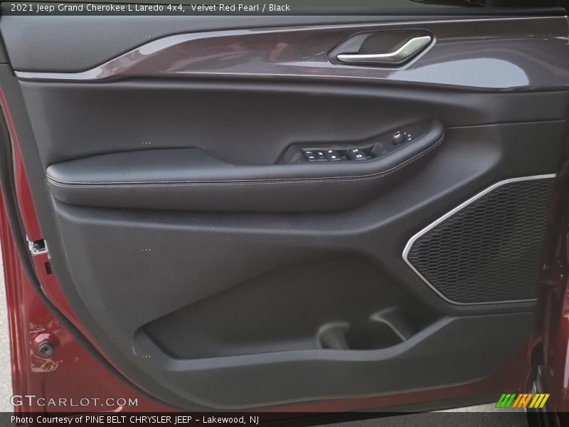 Velvet Red Pearl / Black 2021 Jeep Grand Cherokee L Laredo 4x4