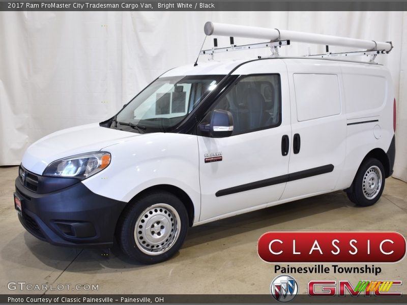 Bright White / Black 2017 Ram ProMaster City Tradesman Cargo Van