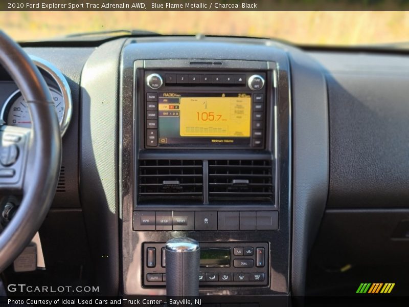 Blue Flame Metallic / Charcoal Black 2010 Ford Explorer Sport Trac Adrenalin AWD