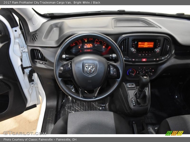 Bright White / Black 2017 Ram ProMaster City Tradesman Cargo Van