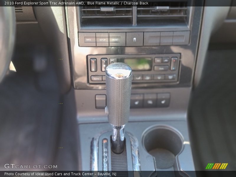 Blue Flame Metallic / Charcoal Black 2010 Ford Explorer Sport Trac Adrenalin AWD