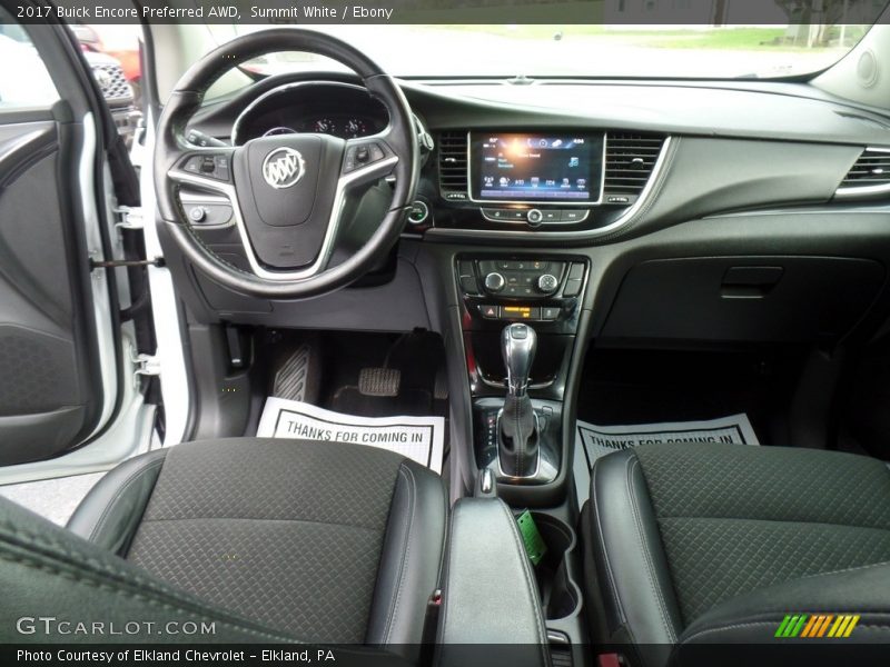 Summit White / Ebony 2017 Buick Encore Preferred AWD