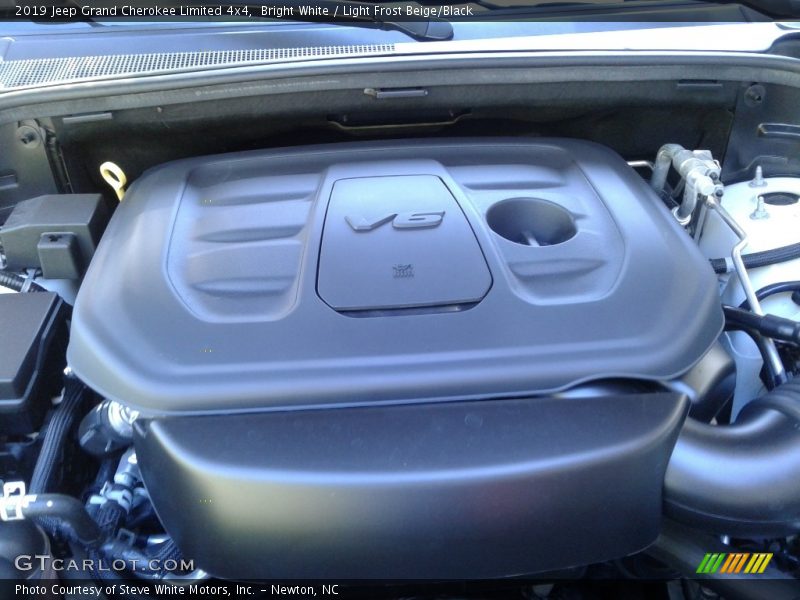 Bright White / Light Frost Beige/Black 2019 Jeep Grand Cherokee Limited 4x4