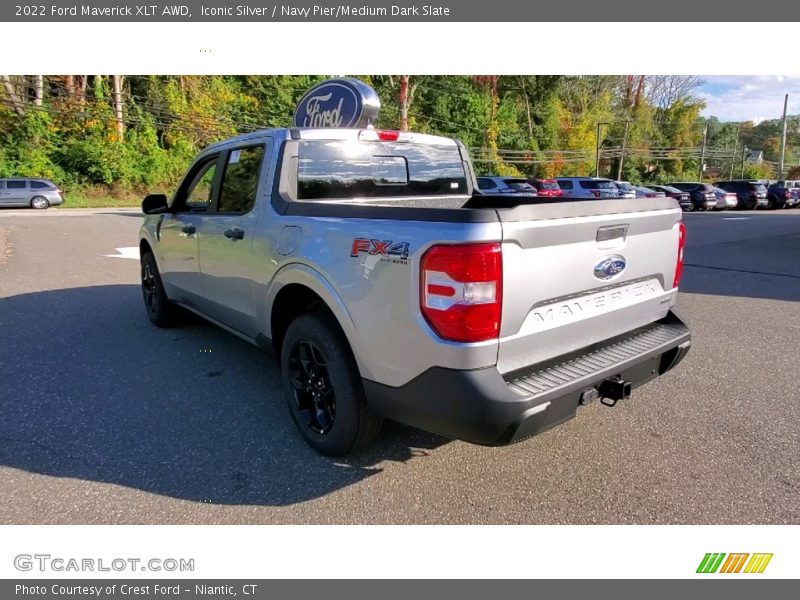 Iconic Silver / Navy Pier/Medium Dark Slate 2022 Ford Maverick XLT AWD