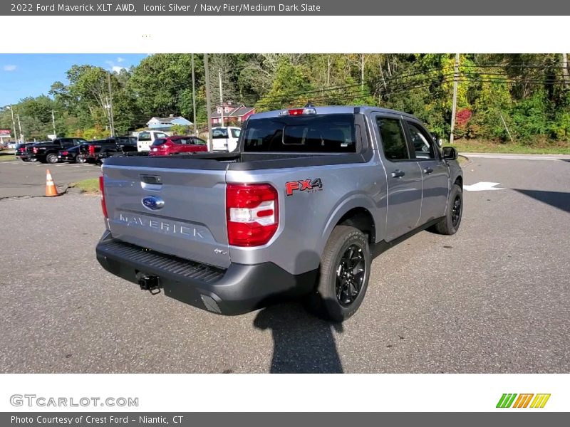 Iconic Silver / Navy Pier/Medium Dark Slate 2022 Ford Maverick XLT AWD