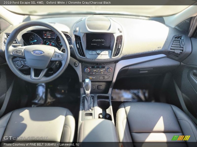Oxford White / Chromite Gray/Charcoal Black 2019 Ford Escape SEL 4WD