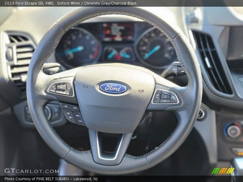 Oxford White / Chromite Gray/Charcoal Black 2019 Ford Escape SEL 4WD