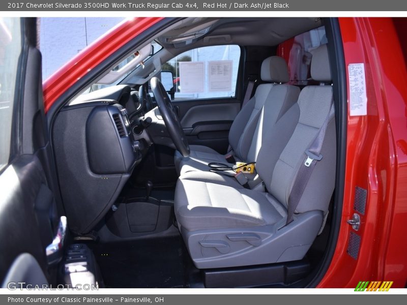 Red Hot / Dark Ash/Jet Black 2017 Chevrolet Silverado 3500HD Work Truck Regular Cab 4x4