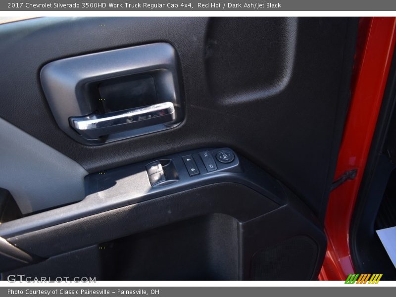 Red Hot / Dark Ash/Jet Black 2017 Chevrolet Silverado 3500HD Work Truck Regular Cab 4x4