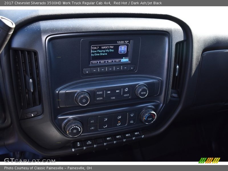 Red Hot / Dark Ash/Jet Black 2017 Chevrolet Silverado 3500HD Work Truck Regular Cab 4x4