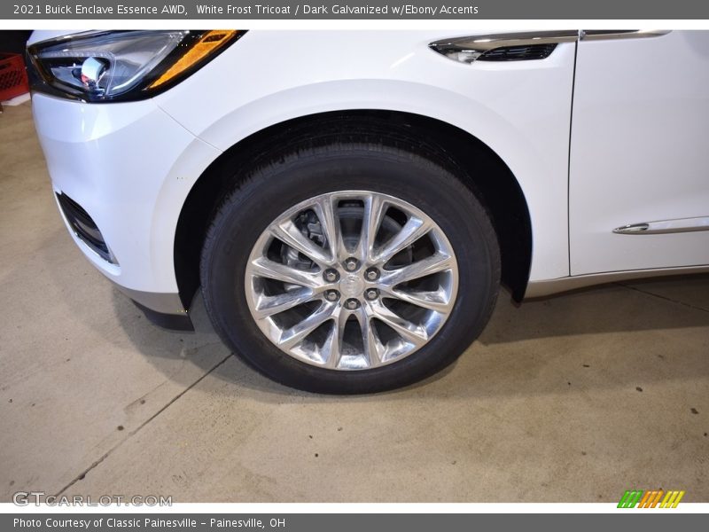 White Frost Tricoat / Dark Galvanized w/Ebony Accents 2021 Buick Enclave Essence AWD