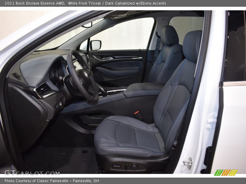 White Frost Tricoat / Dark Galvanized w/Ebony Accents 2021 Buick Enclave Essence AWD