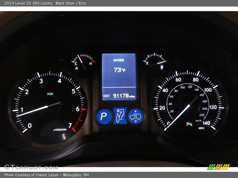  2014 GX 460 Luxury 460 Luxury Gauges