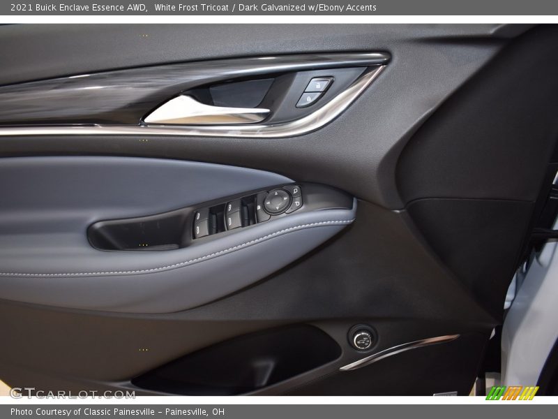 White Frost Tricoat / Dark Galvanized w/Ebony Accents 2021 Buick Enclave Essence AWD
