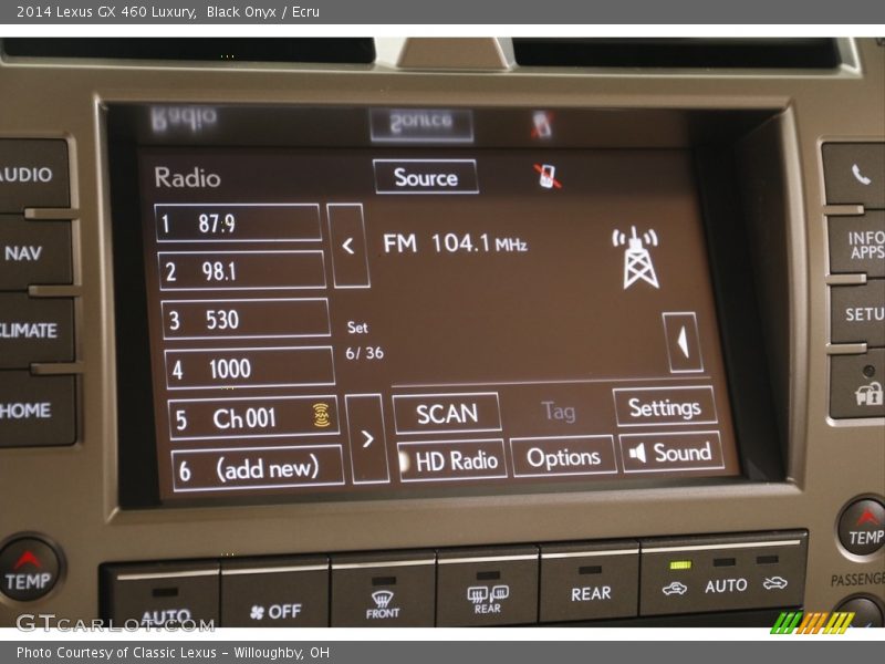 Audio System of 2014 GX 460 Luxury