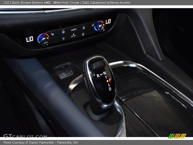 White Frost Tricoat / Dark Galvanized w/Ebony Accents 2021 Buick Enclave Essence AWD