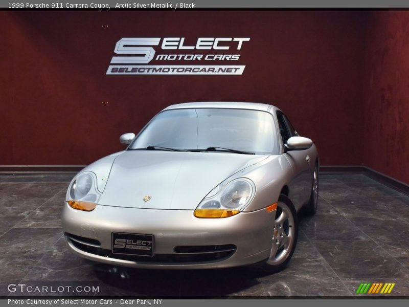 Arctic Silver Metallic / Black 1999 Porsche 911 Carrera Coupe
