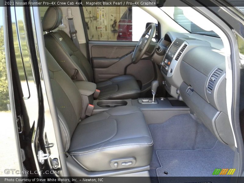 Front Seat of 2021 Frontier Pro-4X Crew Cab 4x4