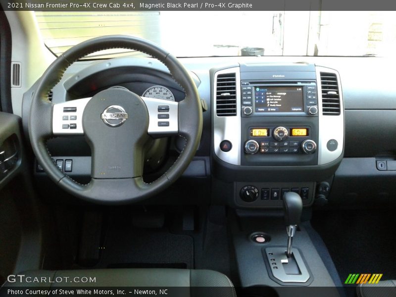 Dashboard of 2021 Frontier Pro-4X Crew Cab 4x4