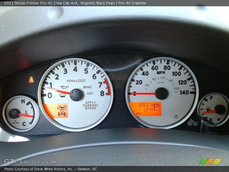  2021 Frontier Pro-4X Crew Cab 4x4 Pro-4X Crew Cab 4x4 Gauges