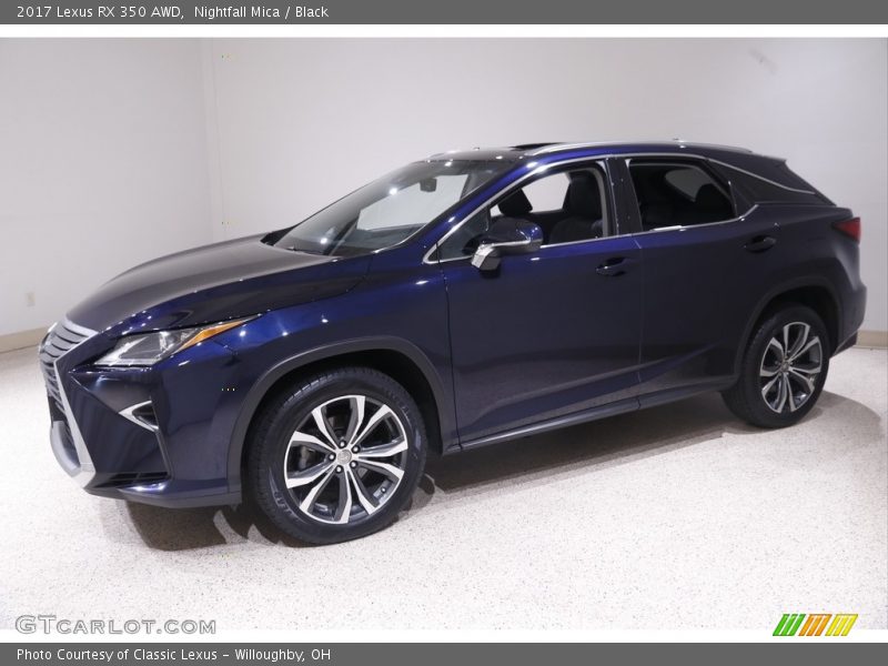 Nightfall Mica / Black 2017 Lexus RX 350 AWD