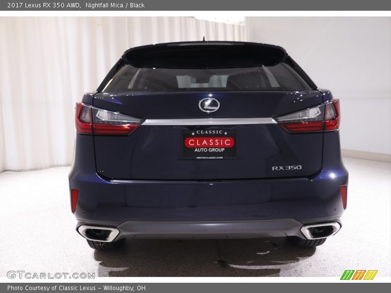 Nightfall Mica / Black 2017 Lexus RX 350 AWD