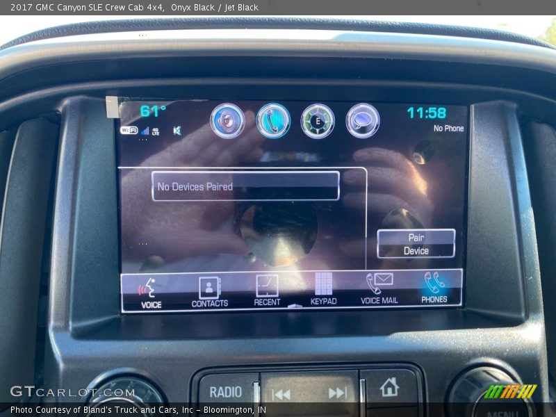 Onyx Black / Jet Black 2017 GMC Canyon SLE Crew Cab 4x4
