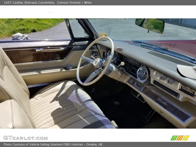 Front Seat of 1965 Eldorado Convertible