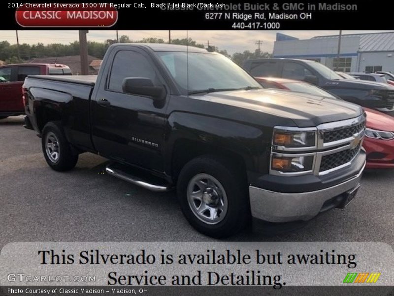 Black / Jet Black/Dark Ash 2014 Chevrolet Silverado 1500 WT Regular Cab