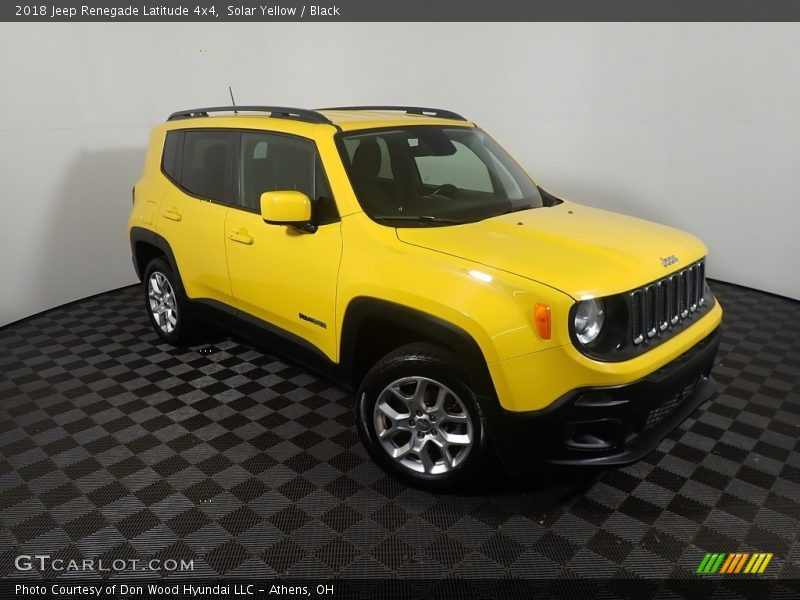 Solar Yellow / Black 2018 Jeep Renegade Latitude 4x4