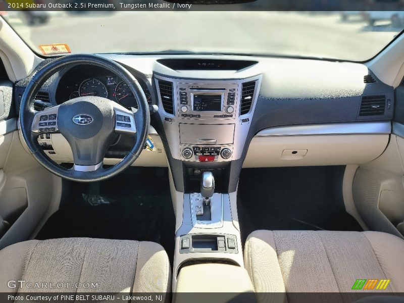 Tungsten Metallic / Ivory 2014 Subaru Outback 2.5i Premium
