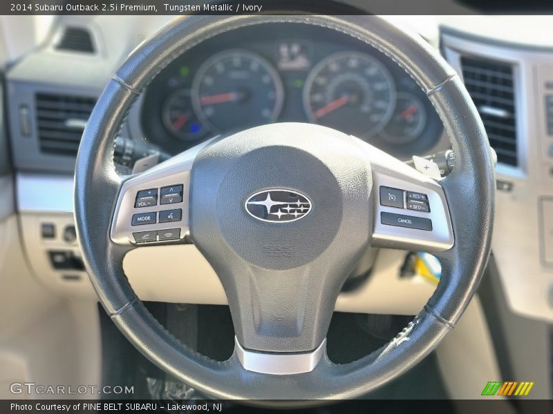 Tungsten Metallic / Ivory 2014 Subaru Outback 2.5i Premium