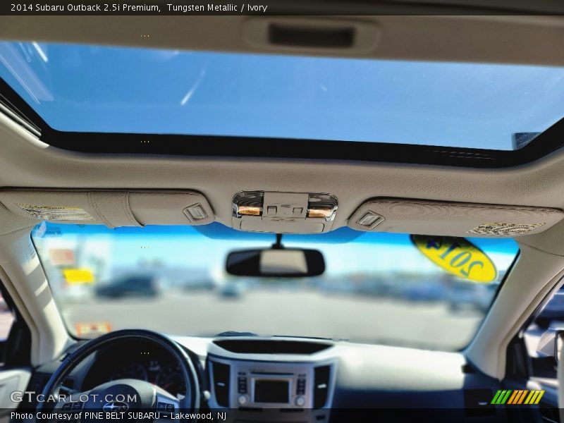 Tungsten Metallic / Ivory 2014 Subaru Outback 2.5i Premium