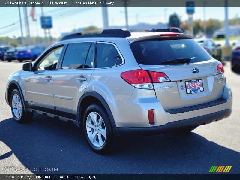 Tungsten Metallic / Ivory 2014 Subaru Outback 2.5i Premium