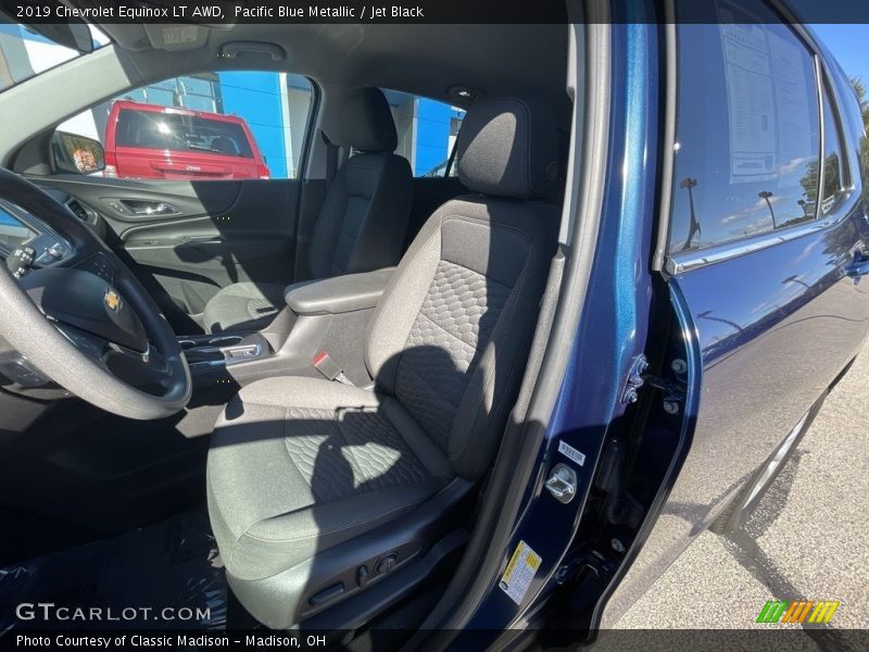 Pacific Blue Metallic / Jet Black 2019 Chevrolet Equinox LT AWD