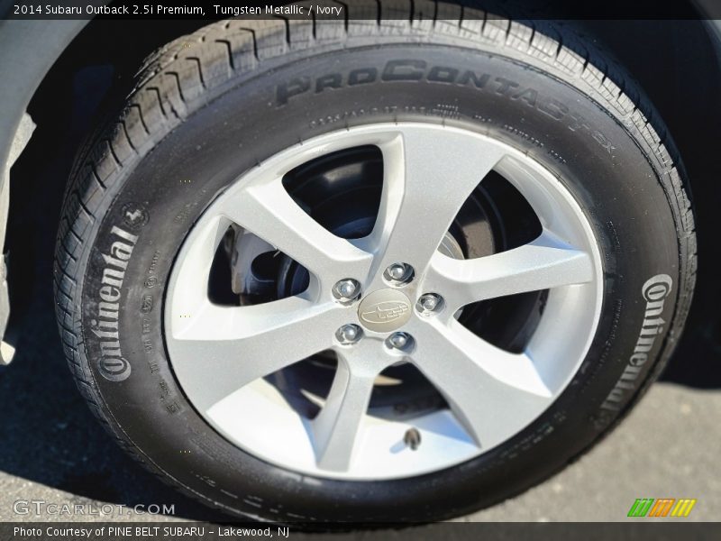 Tungsten Metallic / Ivory 2014 Subaru Outback 2.5i Premium
