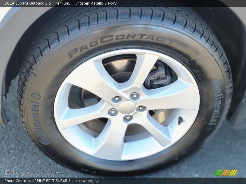 Tungsten Metallic / Ivory 2014 Subaru Outback 2.5i Premium