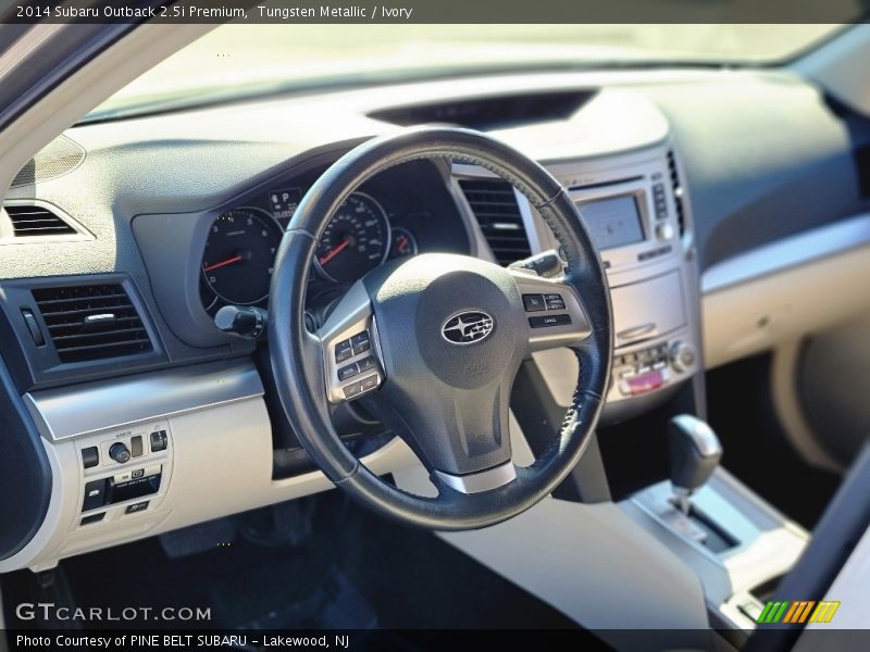 Tungsten Metallic / Ivory 2014 Subaru Outback 2.5i Premium