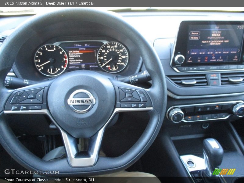 Deep Blue Pearl / Charcoal 2019 Nissan Altima S