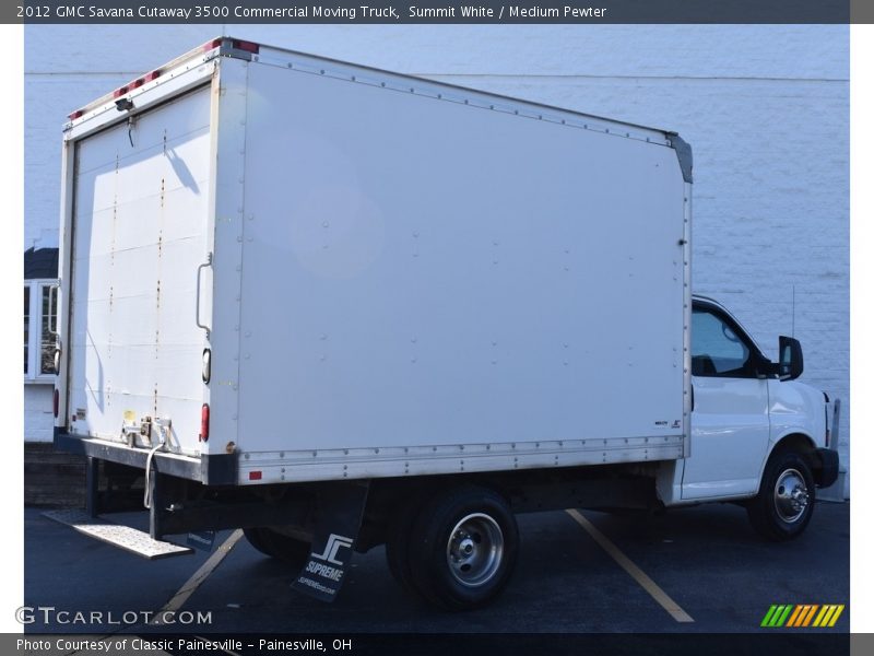 Summit White / Medium Pewter 2012 GMC Savana Cutaway 3500 Commercial Moving Truck