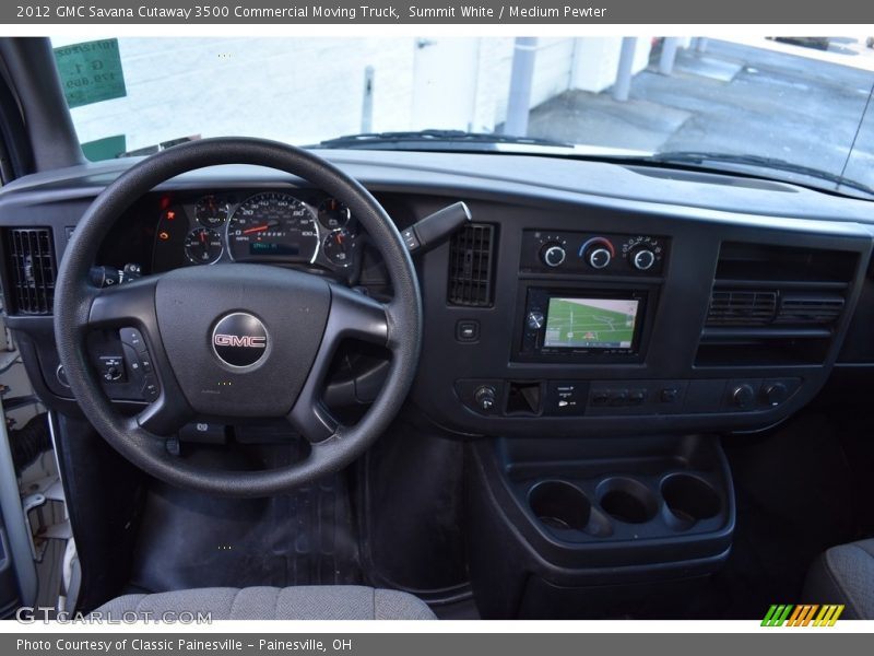 Summit White / Medium Pewter 2012 GMC Savana Cutaway 3500 Commercial Moving Truck